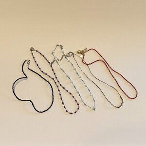 5 Dainty Beaded Necklaces